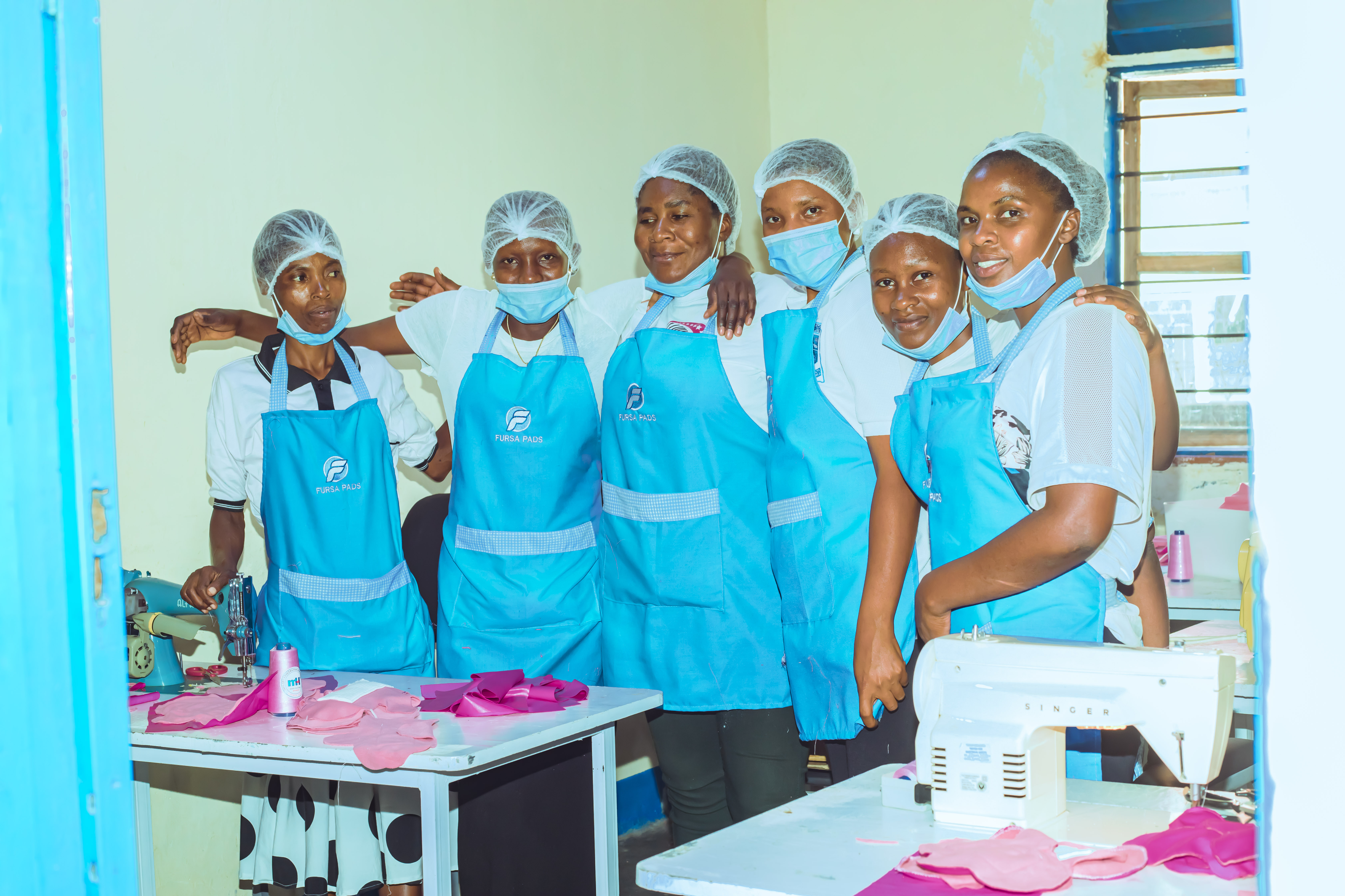 Young women collaborating in a professional setting